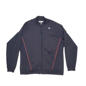 New Balance Men's Black Lightening Dry Full Zip Track Jacket XL‎